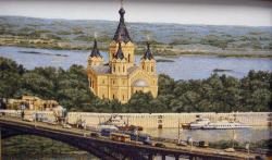 картина, гобелен, храм, церковь, Собор Александра Невского